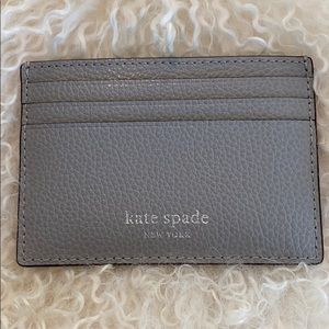 Kate Spade Eva Small Slim Card Holder - Grey